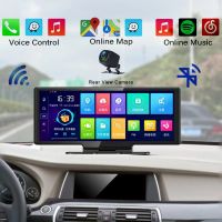 ♀✢☑ New 10.26 Inch 4K Car DVR Wireless CarPlay Android Auto ADAS WiFi AUX Dash Cam GPS FM Rearview Camera Video Recorder Dashboard