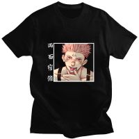 เสื้อยืดผู้ชายทรงหลวมแขนสั้น,ลายเด็กผู้ชายแฟชั่นร้าน Jujutsu Kaisen Ryomen Sukuna ทรงหลวม6XL 5XL