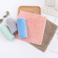 Super Absorbent Baby Hand Towel Home Decoration Dual Purpose Coral Velvet Hand Towel Embroidery Towel Kitchen Supplies