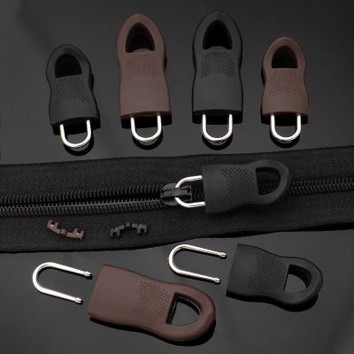 5/10Pcs Plastic Zipper Pull Replacement Removable Zipper Pulls Zipper Slider for Jackets Luggage Backpacks Purses Boots Pants Door Hardware Locks Fabr