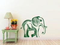 Africa Jungle Animal Elephant Wall Decal For Kids Rooms Hindu God Ganesha Elephant Pattern Interior Home Decor Art Mural SYY682