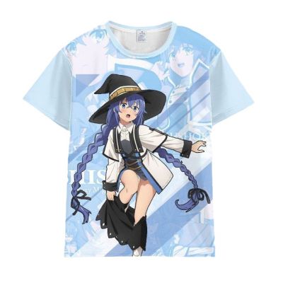 Mushoku Tensei: Jobless Reincarnation Tshirt Anime Unisex Tee Cosplay Roxy Sylphiette Shirt Short Sleeve Top Plus Size