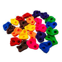 10Pcs สนามเด็กเล่น Grip Hand Feet ถือหินผนังขนาดเล็กในร่มกลางแจ้ง Climbing Rock ชุด Backyard Assorted ไม่มีสกรู