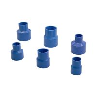 ；【‘； 5 Pcs Blue PVC Reducing Straight Connector 25-20 32-20 32-25 40-20 40-25 40-32 Inner Diameter Garden Water Pipe Connect Adapters