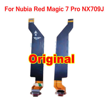 Asal untuk ZTE Nubia Red Magic 7 Pro ปลั๊ก USB Mikrofon NX709J Mengas Lembaga Pelabuhan Caj Cepat Flex Kabel Subboard
