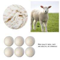 ☼? 6PCS/SET Reusable Practical Wool Dryer Balls