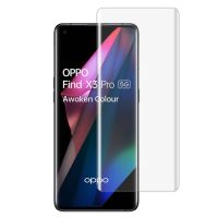 ฟิล์มกระจก นิรภัย เต็มจอ กาวยูวี ออปโป้ ไฟนด์ เอ็กซ์ 3 โปร / ไฟนด์ เอ็กซ์ 5 โปร  Use For OPPO Find X3 Pro / OPPO Find X5 Pro UV Glue Set Curve Tempered Glass Screen