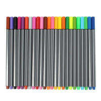 0.4มม. 24สีปากกา Fineliner Marco Super วาดปากกามาร์กเกอร์กันน้ำหมึกคละสีไม่มีนักออกแบบวัสดุไม่ซึมทางชีวภาพ88