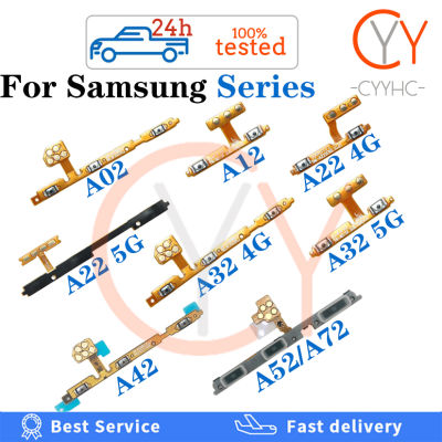 ปริมาณปุ่มสวิตช์เปิดปิดปุ่ม Flex Cable สำหรับ Samsung Galaxy A02 A12 A22 A32 A42 A52 4G 5G A72อะไหล่เปลี่ยนสายเคเบิล