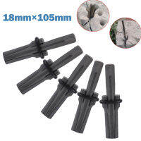 5Pcs Rock Stone Splitters 18มม. ปลั๊กโลหะ Wedges และ Feather Shims คอนกรีต Rock Splitters หินแยก Splitters เครื่องมือ