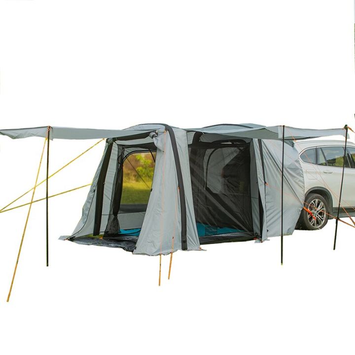 Outdoor Inflatable Car Rear Tent Fits 3-4 Persons