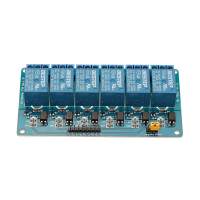 รีเลย์6ช่อง3.3V แยกโมดูล Optocoupler แอคทีฟเสียงต่ำสำหรับ Arduino