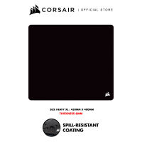 CORSAIR Mousepad MM200 PRO Premium Spill-Proof Cloth Gaming Mouse Pad - Heavy XL - Black