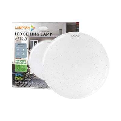"Buy now"โคมไฟเพดานอะคริลิก LED 24W DL LAMPTAN รุ่น Astro 24W/Daylight สีขาว*แท้100%*