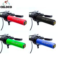 1 Pair Silica Gel Bicycle Grips Cycling Handlebar Grips MTB Mountain Bike Ultralight Soft Bar Grips Removeable Plastic End Handlebars