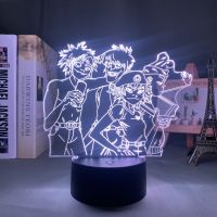 ♀✣☈ English Band Gorillaz Led Night Light for Bedroom Decoration Nightlight Musical Birthday Gift Room Decor Table Lamp Gorillaz