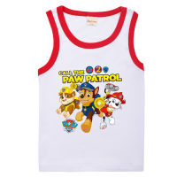 PAW Patrol เสื้อกล้ามสำหรับเด็กผู้ชาย,เสื้อแขนกุดสำหรับเด็กผู้หญิงเสื้อใหม่สำหรับฤดูร้อนเสื้อซับเหงื่อเสื้อผ้าสำหรับเด็กเสื้อลำลองผ้าคอตตอน8168