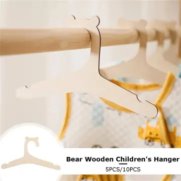 5pcs Blue Children Clothes Hangers, Baby Infant Kids Special Hangers,  Clothes Drying Racks