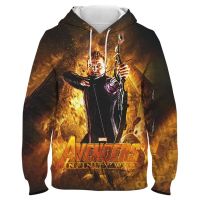 Hawkeye-chándal con estampado 3D de Marvel para hombre y mujer, sudadera informal de superhéroes para niños, ropa de calle, sudaderas de gran tamaño