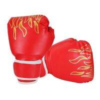 Kids Boxing Gloves Children Punching Training Comfortable Leather Cotton Adjustable Exercise Fitness Mitts Hitting