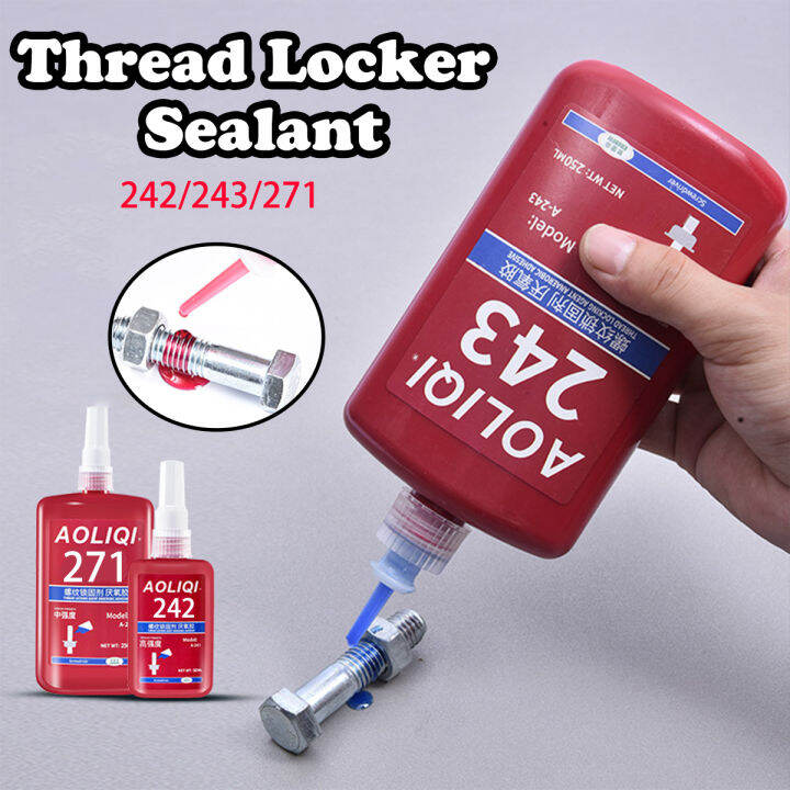 50ml 242/243/271 Anaerobic Screw Glue Thread Locking Locker Adhesive