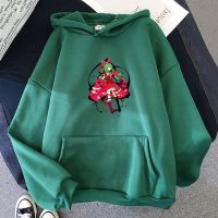 Touhou Project Shrine Maiden Kagiyama Hina Oversized Hoodie MEN Handsome Long-sleeved Sweatshirt Four Seasons Casual Hot Game Size XS-4XL