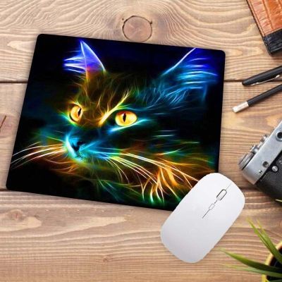 ✟▬❒ Big Promotion 22X18CM Cartoon Cute Cat Head Cool Designs Table Mouse Pad Laptop Computer Gaming Keyboard Mousepad Animal Mat