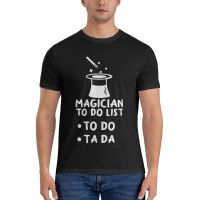 Magician To Do List Fashion Cotton Tshirt Vintage