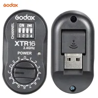 Godox XTR-16 2.4G Wireless X-รีโมทคอนโทรลระบบตัวรับสัญญาณแฟลชสำหรับ X1C X1N XT-16 Transmitter Trigger Wistro รุ่น AD360/DE/QT/DP/QS/GS/GT Series