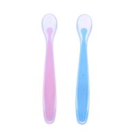 Baby Learn To Eat Small Spoon Safety Silicone Soft Does Not Hurt The Tongue Baby Spoon To Protect The Babys Mouth Bowl Fork Spoon Sets