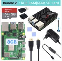 พร้อมส่งจากไทย เซต Raspberry Pi 4 Ram 8GB SD Card 64GB อุปกรณ์ครบเซต 6 ชิ้น ล็อตใหม่ล่าสุดจาก UK Model 2020