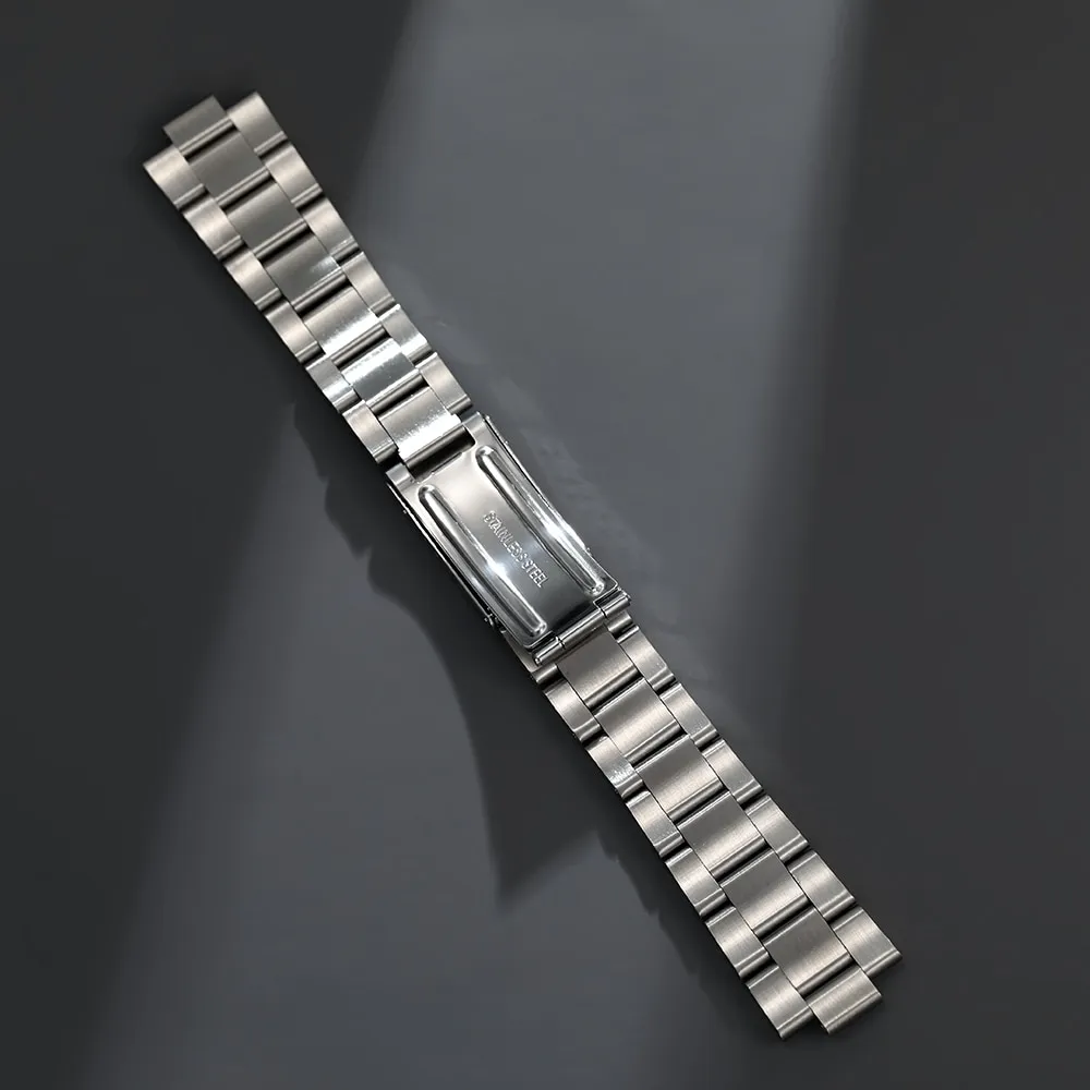18Mm 19Mm Oyster Solid Stainless Steel Bracelet Watch Strap Fit For Seiko 5  Watch | Lazada PH