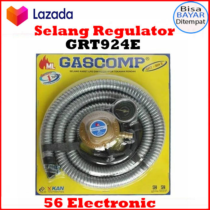 Gascomp Selang Gas Regulator Trading Grt E Lazada Indonesia