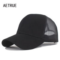 AETRUE Fashion Baseball Cap Men Snapback Caps Mesh Bone Women Hats For Men Casquette Gorras Solid Hip Hop Dad Baseball Hat Cap