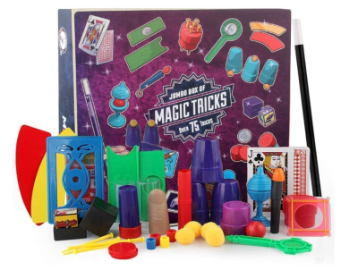 มายากล 75 trick Jumbo box of magic tricks ของเล่นนักมายากล กล่องมายากล มีเฉลย ของเล่น เสริมทักษะ