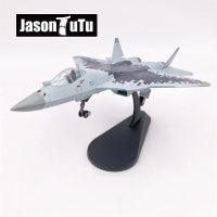 JASON TUTU กระเป๋า1/100สเกล N Su 57ไฟเตอร์ล่องหน Su-57โมเดลเครื่องบินจัดส่งเครื่องบินจำลอง