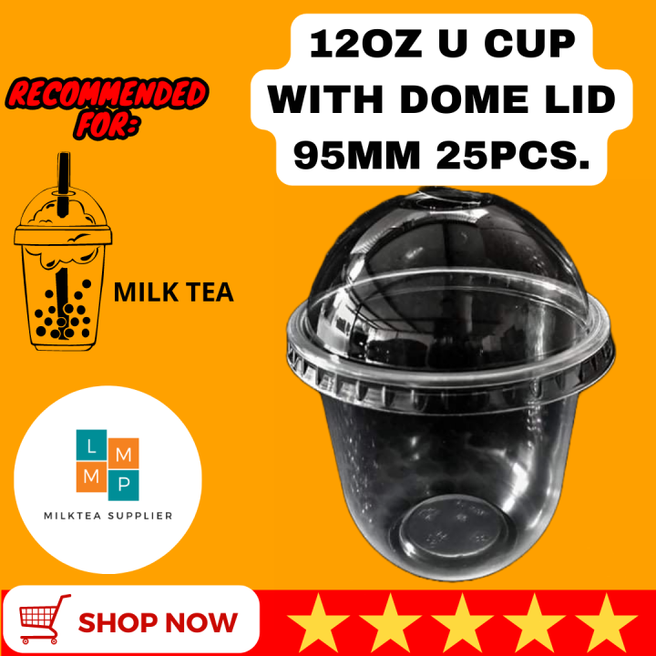 Plastic Cups / Milk tea Cups 12oz U Cup / UCup 95mm (25 pcs) CUPS