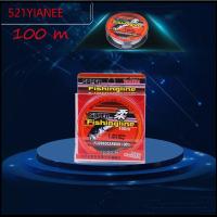 521YIANEE 100m 100% Fluorocarbon คุณภาพสูง สายเชือกแข็งแรง 0.8-6LB เส้นใยเดี่ยว สายการประมง ไนลอน PA ลวดเชื่อม