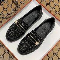 หนาด้านล่างเกาหลีสไตล์ Loafers สำหรับผู้หญิงรองเท้าหนังรองเท้า Soft รองเท้าผู้หญิงรองเท้าส้นแบน