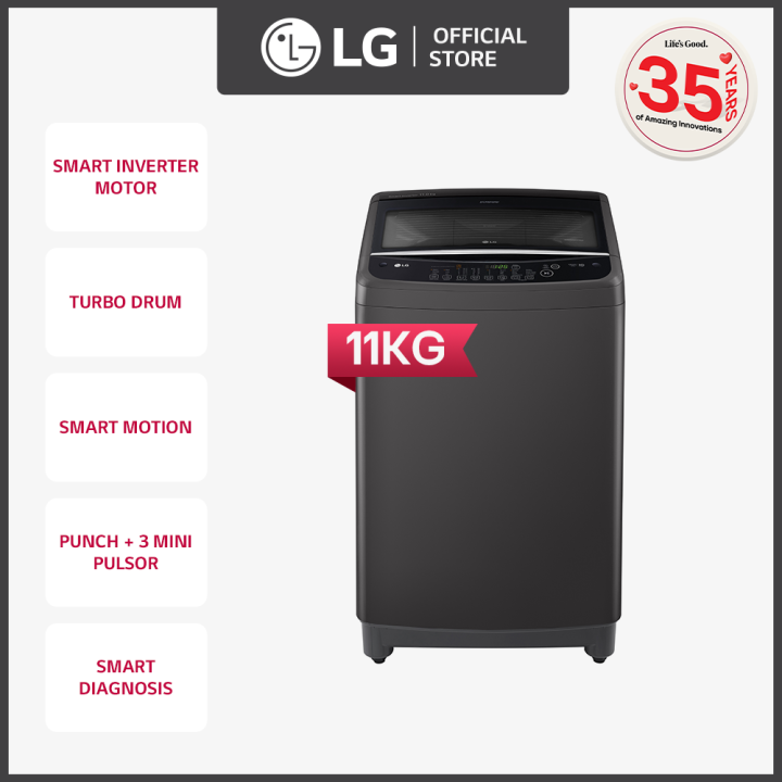 LG Washing Machine Top Load Smart Inverter 11.0kg Wash Capacity