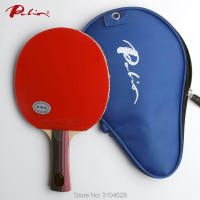 PALIO 3 STAR Table Tennis Racket with CJ8000 ak47 Rubber Sponge Racket Bag Case Original PALIO 3-Star CARBON Ping Pong