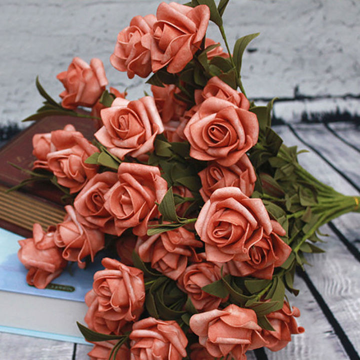 wf-ดอกไม้ไหมเทียมกุหลาบดอกโบตั๋นเทียม1ช่อ5หัวสำหรับแต่งงานในสวนบ้านห้องนั่งเล่น-diy
