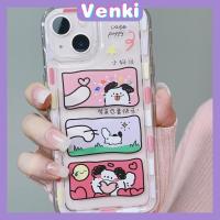 VENKI - เคสไอโฟน11 เคส Case สำหรับ iPhone 14 Pro Max TPU Soft Jelly ถุงลมนิรภัยเคสใสการ์ตูนป้องกันกล้องกันกระแทกสำหรับ iPhone 14 13 12 11 Plus Pro Max 7 Plus X XR