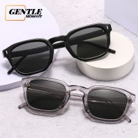 (GENTLE MOSCOT) แว่นกันแดดขับรถกรอบสี่เหลี่ยมเล็กย้อนยุคคลาสสิกป้องกันรังสียูวีเกาหลีสำหรับผู้หญิง/ผู้ชาย