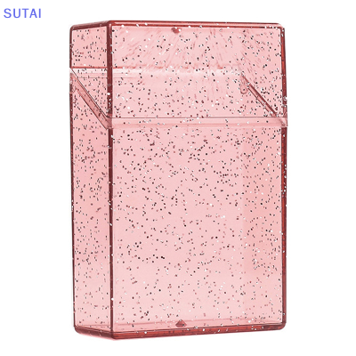 💖【Lowest price】SUTAI กล่องใส่การ์ดใส3นิ้วเครื่องเขียนน่ารักๆกล่องใส่รูปถ่ายเป็นประกายกล่องใส่บัตร