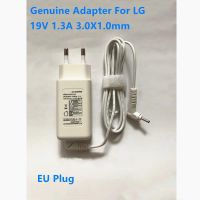 2ปีของแท้19V 1.3A 3.0X1.0mm LCAP53 WK LCAP53 BK แหล่งจ่ายไฟ AC อะแดปเตอร์สำหรับแล็ปท็อป LG Charger