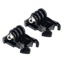 【Cod】 Levonsity 2 Pcs หัวเข็มขัดสีดำ Basic สำหรับ Gopro Hero 6 5 4 3 2 3 + Xiaomi SJ4000 ENEN กล้อง Gopro อุปกรณ์เสริม