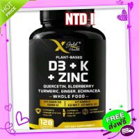 Free and Fast Delivery Import ???? (Exp05/25) X Gold Health 8 in 1 Vitamin D, K2, Zinc, Quercetin, Elderberry, Turmeric, Ginger &amp; Echinacea 120 Capsules