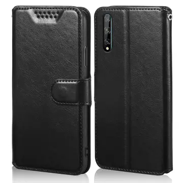 Huawei P Smart Case Leather Flip Case on For Fundas Huawei P Smart FIG-LX1  FIG