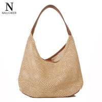 NALLCHEER Women S Bags Shoulder Bags Tote Woven Bags Fashion Straw Bags Beach Vacation Bags